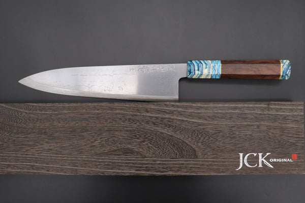 Shirou-Kunimitsu Wa Gyuto Shirou-Kunimitsu TAMAHAGANE “JEWEL STEEL” Series SKTJ-18 Wa Gyuto 240mm (9.4 Inch)