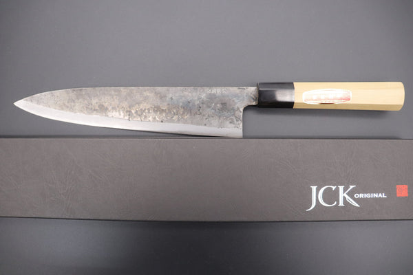 Shirou-Kunimitsu Wa Gyuto Shirou-Kunimitsu White Steel No.2 Kurouchi Series SK-6 Wa Gyuto 240mm (9.4 Inch)
