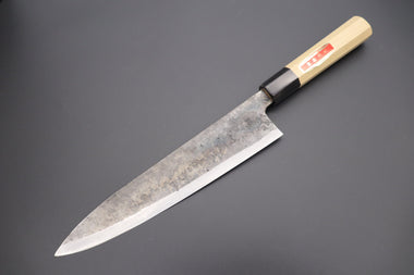 Shirou-Kunimitsu Wa Gyuto Shirou-Kunimitsu White Steel No.2 Kurouchi Series SK-6 Wa Gyuto 240mm (9.4 Inch)