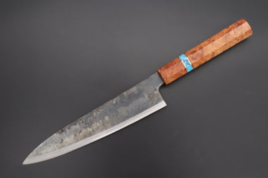 Shirou-Kunimitsu Wa Gyuto Shirou-Kunimitsu White Steel No.2 Kurouchi Series Special Edition SK-5SP40 Wa Gyuto 210mm (8.2 Inch)