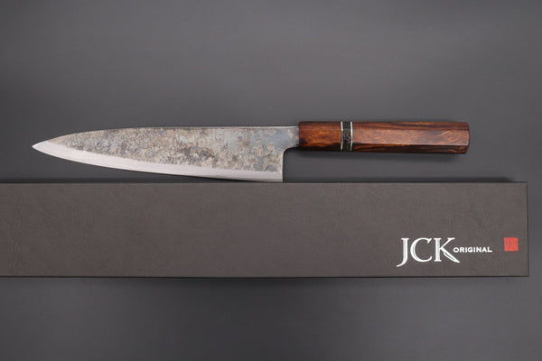 Shirou-Kunimitsu Wa Gyuto Shirou-Kunimitsu White Steel No.2 Kurouchi Series Special Edition SK-5SP42 Wa Gyuto 210mm (8.2 Inch)