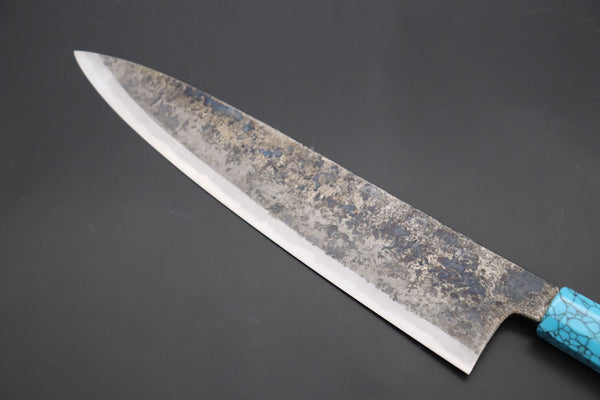 Shirou-Kunimitsu Wa Gyuto Shirou-Kunimitsu White Steel No.2 Kurouchi Series Special Edition SK-6SP41 Wa Gyuto 240mm (9.4 Inch)