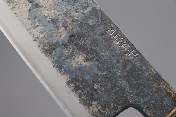 Shirou-Kunimitsu Wa Petty Shirou-Kunimitsu White Steel No.2 Kurouchi Series SK-1 Wa Petty 140mm (5.5 Inch)