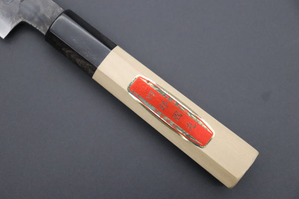 Shirou-Kunimitsu Wa Petty Shirou-Kunimitsu White Steel No.2 Kurouchi Series SK-1 Wa Petty 140mm (5.5 Inch)