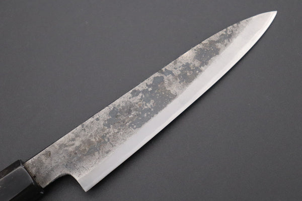 Shirou-Kunimitsu Wa Petty Shirou-Kunimitsu White Steel No.2 Kurouchi Series SK-1 Wa Petty 140mm (5.5 Inch)