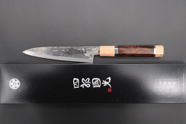 Shirou-Kunimitsu Wa Petty Shirou-Kunimitsu White Steel No.2 Kurouchi Series Special Edition SK-1SP56 Wa Petty 140mm (5.5 Inch)