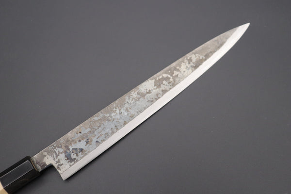Shirou-Kunimitsu Wa Sujihiki Shirou-Kunimitsu White Steel No.2 Kurouchi Series SK-7 Wa Sujihiki 270mm (10.6 Inch)