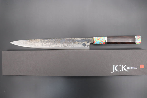 Shirou-Kunimitsu Wa Sujihiki Shirou-Kunimitsu White Steel No.2 Kurouchi Series Special Edition SK-7SP19 Wa Sujihiki 270mm (10.6 Inch)