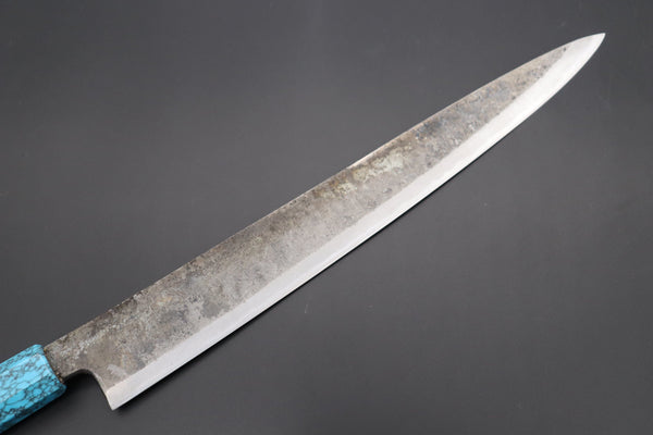 Shirou-Kunimitsu Wa Sujihiki Shirou-Kunimitsu White Steel No.2 Kurouchi Series Special Edition SK-7SP22 Wa Sujihiki 270mm (10.6 Inch)