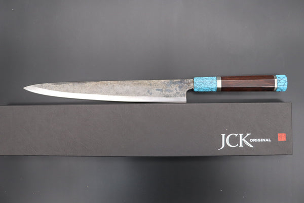 Shirou-Kunimitsu Wa Sujihiki Shirou-Kunimitsu White Steel No.2 Kurouchi Series Special Edition SK-7SP22 Wa Sujihiki 270mm (10.6 Inch)