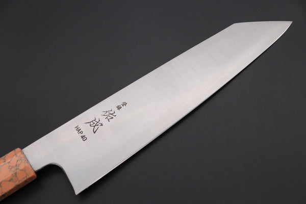 Sukenari Kiritsuke SCL-433 HAP40 Kirutsuke 210mm (8.2 inch) Custom Limited Edition, Sukenari HAP-40 Clad Kiritsuke 210mm (8.2 inch, SCL-433)