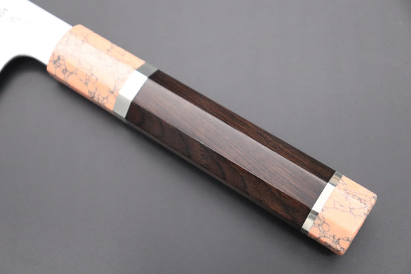 Sukenari Kiritsuke SCL-435 HAP40 Kirutsuke 210mm (8.2 inch) Custom Limited Edition, Sukenari HAP-40 Clad Kiritsuke 210mm (8.2 inch, SCL-435)