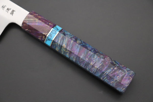 Sukenari Kiritsuke SCL-604 HAP40 Kirutsuke 210mm (8.2 inch) Custom Limited Edition, Sukenari HAP-40 Clad Kiritsuke 210mm (8.2 inch, SCL-604)