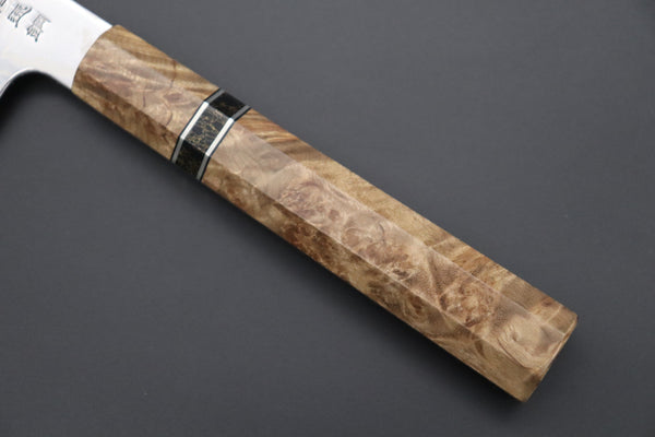 Sukenari Kiritsuke Custom Limited Edition, Sukenari HAP-40 Nickel Damascus Kiritsuke 240mm (9.4 inch, SCL-523)