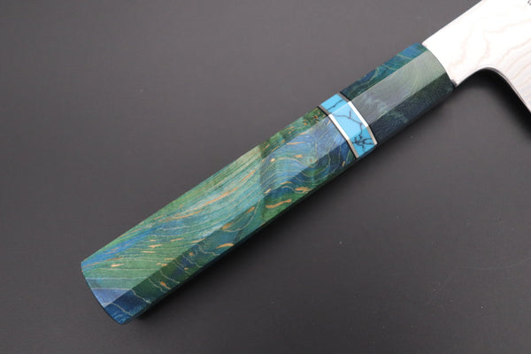 Sukenari Kiritsuke Custom Limited Edition, Sukenari HAP-40 Nickel Damascus Kiritsuke 270mm (10.6 inch, SCL-594)