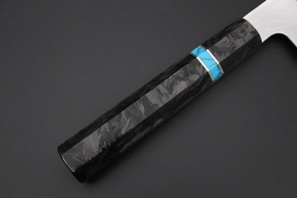 Sukenari Kiritsuke SCL-649 VG-XEOS Kiritsuke 240mm (9.4 inch) Custom Limited Edition, Sukenari VG-XEOS Nickel Damascus Kiritsuke 240mm (9.4 inch, SCL-649)
