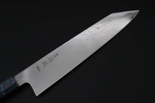 Sukenari Kiritsuke SCL-651 VG-XEOS Kiritsuke 240mm (9.4 inch) Custom Limited Edition, Sukenari VG-XEOS Nickel Damascus Kiritsuke 240mm (9.4 inch, SCL-651)