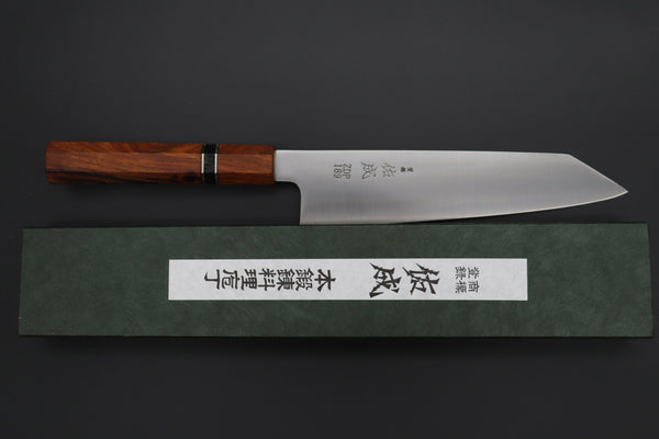 Sukenari Kiritsuke SCL-544 ZDP189 Kiritsuke 210mm (8.2 inch) Custom Limited Edition, Sukenari ZDP-189 Clad Kiritsuke 210mm (8.2 inch, SCL-544)