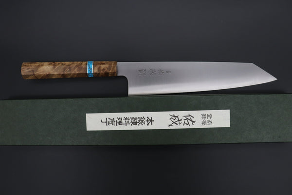 Sukenari Kiritsuke SCL-554 ZDP189 Kiritsuke 240mm (9.4 inch) Custom Limited Edition, Sukenari ZDP-189 Clad Kiritsuke 240mm (9.4 inch, SCL-554)