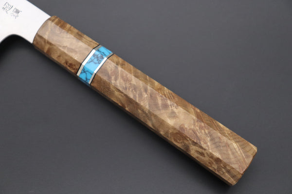 Sukenari Kiritsuke SCL-554 ZDP189 Kiritsuke 240mm (9.4 inch) Custom Limited Edition, Sukenari ZDP-189 Clad Kiritsuke 240mm (9.4 inch, SCL-554)