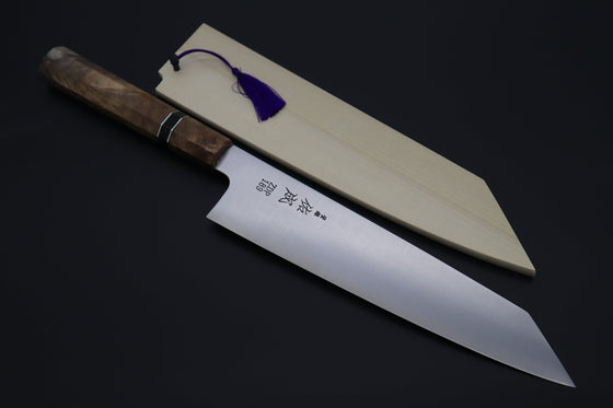 Sukenari Kiritsuke SCL-555 ZDP189 Kiritsuke 240mm (9.4 inch) Custom Limited Edition, Sukenari ZDP-189 Clad Kiritsuke 240mm (9.4 inch, SCL-555)