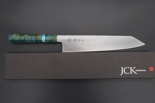 Sukenari Kiritsuke SCL-576 ZDP189 Kiritsuke 270mm (10.6 inch) Custom Limited Edition, Sukenari ZDP-189 Clad Kiritsuke 270mm (10.6 inch, SCL-576)