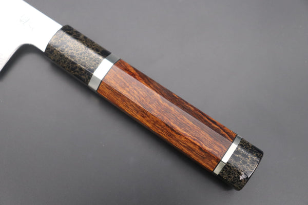 Sukenari Kiritsuke SCL-413 ZDP189 Kiritsuke 210mm (8.2 inch) Custom Limited Edition, Sukenari ZDP-189 Nickel Damascus Kiritsuke 210mm (8.2 inch, SCL-413)