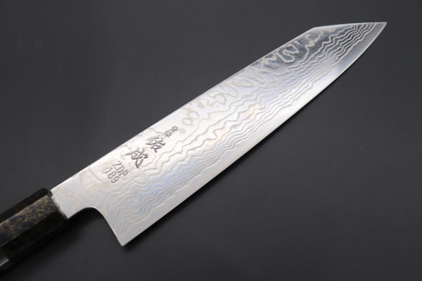 Sukenari Kiritsuke SCL-413 ZDP189 Kiritsuke 210mm (8.2 inch) Custom Limited Edition, Sukenari ZDP-189 Nickel Damascus Kiritsuke 210mm (8.2 inch, SCL-413)