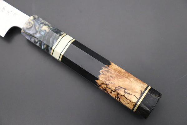 Sukenari Kiritsuke Yanagiba Honyaki SG-II HSG-7 Kiritsuke Yanagiba 270mm (10.6 Inch) / Right Handed Custom Limited Edition, Sukenari Honyaki SG-II Series HSG-7 Kiritsuke Yanagiba 270mm (10.6 Inch, Single Bevel Edge)