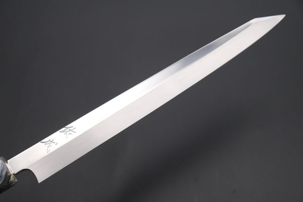 Sukenari Kiritsuke Yanagiba Honyaki SG-II HSG-7 Kiritsuke Yanagiba 270mm (10.6 Inch) / Right Handed Custom Limited Edition, Sukenari Honyaki SG-II Series HSG-7 Kiritsuke Yanagiba 270mm (10.6 Inch, Single Bevel Edge)