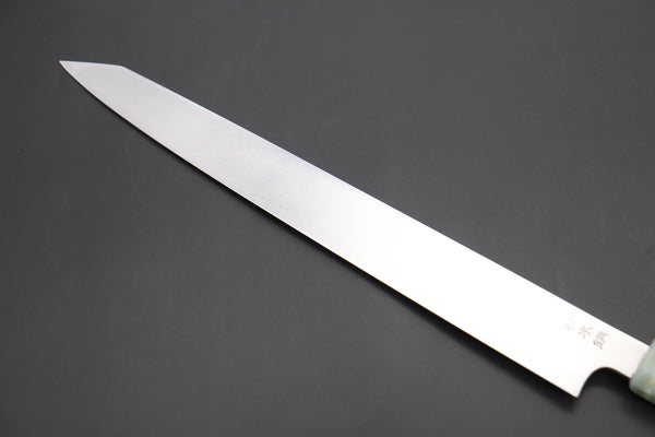 Sukenari Kiritsuke Yanagiba Honyaki SG-II HSG-8 Kiritsuke Yanagiba 300mm (11.8 Inch) / Right Handed Custom Limited Edition, Sukenari Honyaki SG-II Series HSG-8 Kiritsuke Yanagiba 300mm (11.8 Inch, Single Bevel Edge)