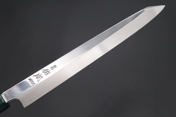 Sukenari Kiritsuke Yanagiba Honyaki XEOS HX-2 Kiritsuke Yanagiba 270mm (10.6 Inch) / Right Handed Custom Limited Edition, Sukenari Honyaki XEOS Series HX-2 Kiritsuke Yanagiba 270mm (10.6 Inch, Single Bevel Edge)