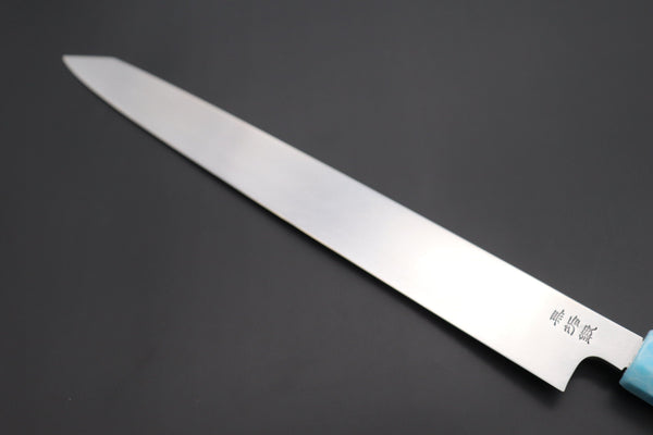 Sukenari Kiritsuke Yanagiba Honyaki XEOS HX-3 Kiritsuke Yanagiba 300mm (11.8 Inch) / Right Handed Custom Limited Edition, Sukenari Honyaki XEOS Series HX-3 Kiritsuke Yanagiba 300mm (11.8 Inch, Single Bevel Edge)