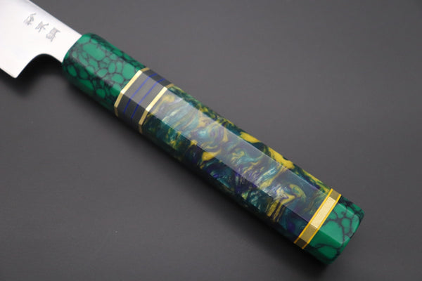 Sukenari Kiritsuke Yanagiba SCL-459 SRS-13 Kiritsuke Yanagiba 300mm (11.8 inch) Custom Limited Edition, Sukenari SRS-13 Nickel Damascus Kiritsuke Yanagiba 300mm (11.8 inch, SCL-459)