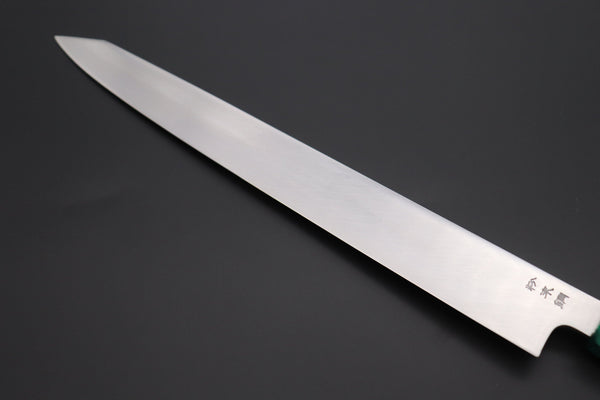 Sukenari Kiritsuke Yanagiba SCL-460 SRS-13 Kiritsuke Yanagiba 330mm (12.9 inch) Custom Limited Edition, Sukenari SRS-13 Nickel Damascus Kiritsuke Yanagiba 330mm (12.9 inch, SCL-460)