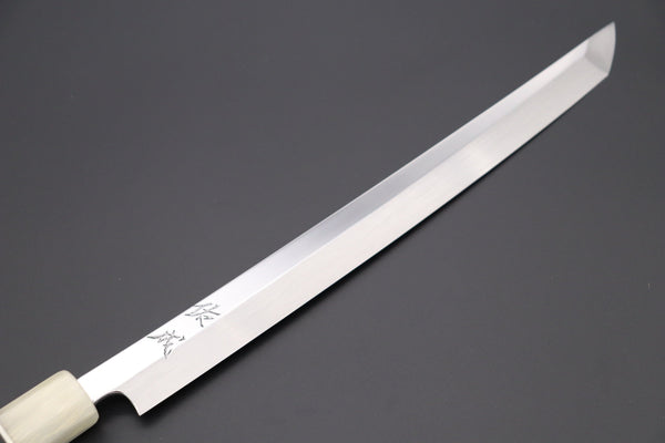 Sukenari Sakimaru Takohiki Honyaki SG-II HSG-3 Sakimaru Takohiki 300mm (11.8 Inch) / Right Handed Custom Limited Edition, Sukenari Honyaki SG-II Series HSG-3 Sakimaru Takohiki 300mm (11.8 Inch, Single Bevel Edge)