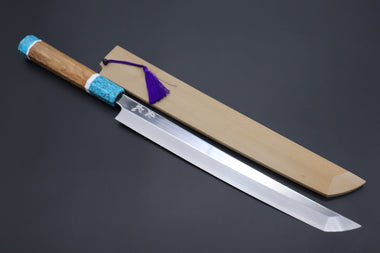Sukenari Sakimaru Takohiki SCL-202 SGII-2 Kiritsuke 270mm (10.6inch) / Right Handed Custom Limited Edition, Sukenari Special Steel Series SG-II Hon Kasumi Sakimaru Takohiki 270mm (10.6 inch, Single Bevel Edge, SCL-422)