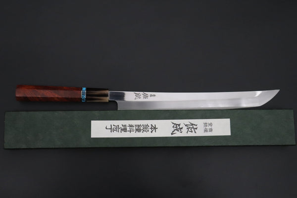 Sukenari Sakimaru Takohiki SCL-691 SG-II Sakimaru Takohiki 270mm (10.6inch) / Right Handed Custom Limited Edition, Sukenari Special Steel Series SG-II Hon Kasumi Sakimaru Takohiki 270mm (10.6 inch, Single Bevel Edge, SCL-691)