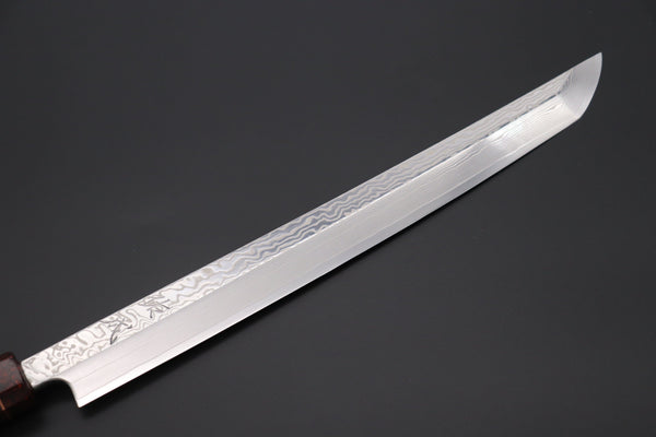 Sukenari Sakimaru Takohiki SCL-458 SRS-13 Sakimaru Takohiki 300mm (11.8 inch) Custom Limited Edition, Sukenari SRS-13 Nickel Damascus Sakimaru Takohiki 300mm (11.8 inch, SCL-458)