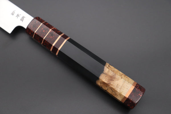Sukenari Sakimaru Takohiki SCL-458 SRS-13 Sakimaru Takohiki 300mm (11.8 inch) Custom Limited Edition, Sukenari SRS-13 Nickel Damascus Sakimaru Takohiki 300mm (11.8 inch, SCL-458)