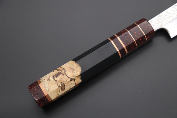 Sukenari Sakimaru Takohiki SCL-458 SRS-13 Sakimaru Takohiki 300mm (11.8 inch) Custom Limited Edition, Sukenari SRS-13 Nickel Damascus Sakimaru Takohiki 300mm (11.8 inch, SCL-458)