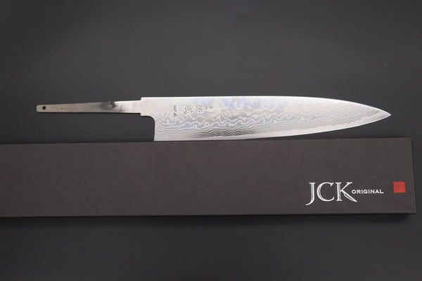 Sukenari Wa Gyuto “Build Your Dream Knife” Sukenari HAP-40 Nickel Damascus SNBO-8 Wa Gyuto 270mm (10.6 Inch)