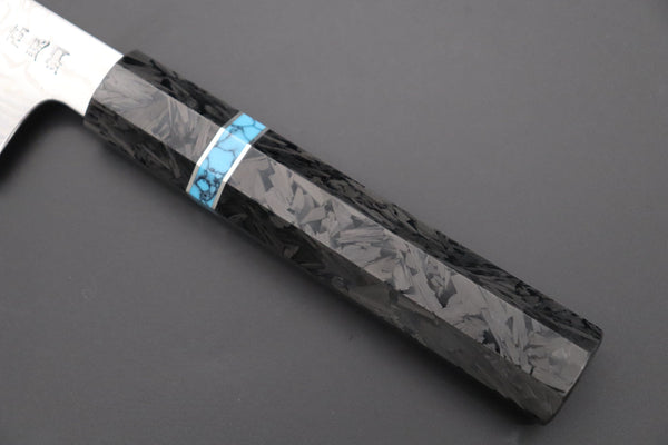 Sukenari Wa Gyuto Custom Limited Edition, Sukenari HAP-40 Nickel Damascus Wa Gyuto 210mm (8.2 inch, SCL-580)