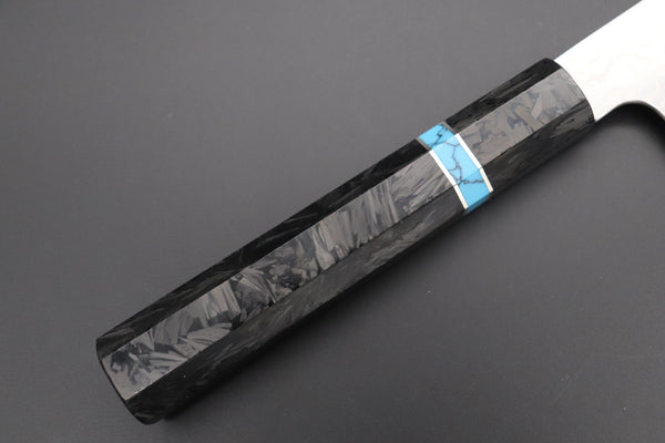 Sukenari Wa Gyuto Custom Limited Edition, Sukenari HAP-40 Nickel Damascus Wa Gyuto 270mm (10.6 inch, SCL-592)