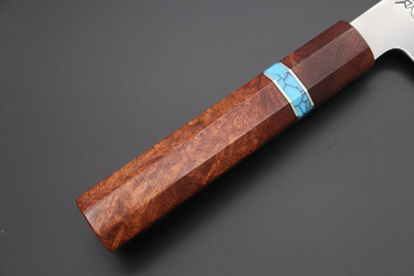 Sukenari Wa Gyuto Custom Limited Edition, Sukenari Honyaki Series White Steel No.2 Wa Gyuto 210mm (8.2 Inch, SCL-562)