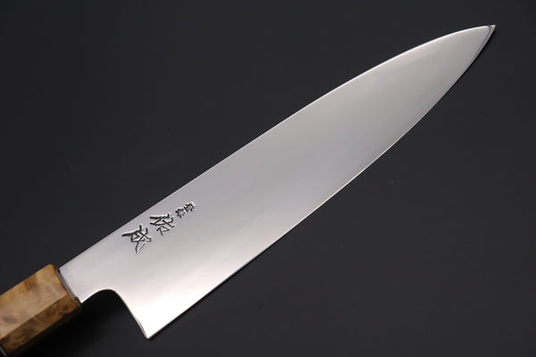 Sukenari Wa Gyuto Custom Limited Edition, Sukenari Honyaki Series White Steel No.2 Wa Gyuto 210mm (8.2 Inch, SCL-564)