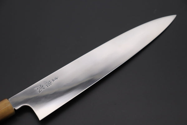 Sukenari Wa Gyuto Custom Limited Edition, Sukenari Honyaki Series White Steel No.2 Wa Gyuto 270mm (10.6 Inch, SCL-570)