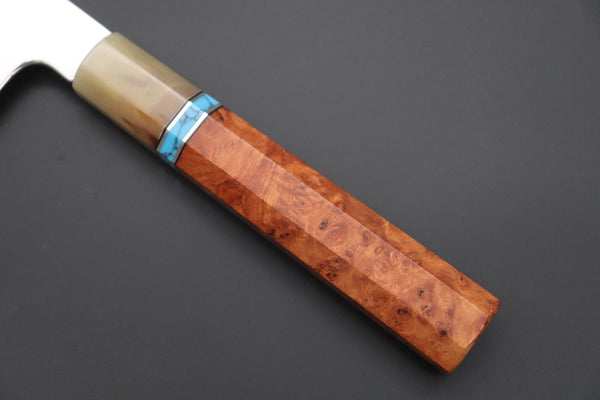 Sukenari Wa Gyuto Custom Limited Edition, Sukenari Honyaki Series White Steel No.2 Wa Gyuto 270mm (10.6 Inch, SCL-571)
