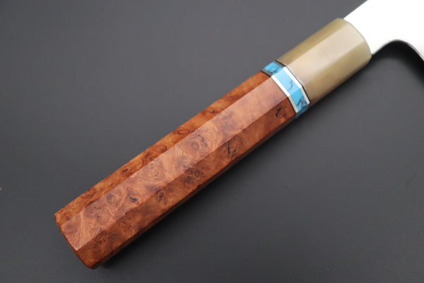 Sukenari Wa Gyuto Custom Limited Edition, Sukenari Honyaki Series White Steel No.2 Wa Gyuto 270mm (10.6 Inch, SCL-571)