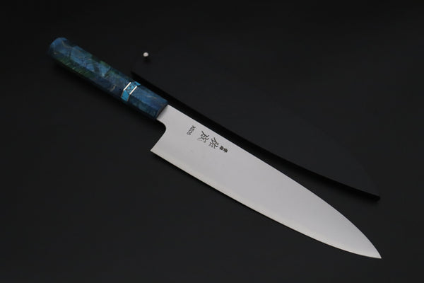 Sukenari Wa Gyuto SCL-675 VG-XEOS Wa Gyuto 240mm (9.4 inch) Custom Limited Edition, Sukenari VG-XEOS Clad Wa Gyuto 240mm (9.4 inch, SCL-675)